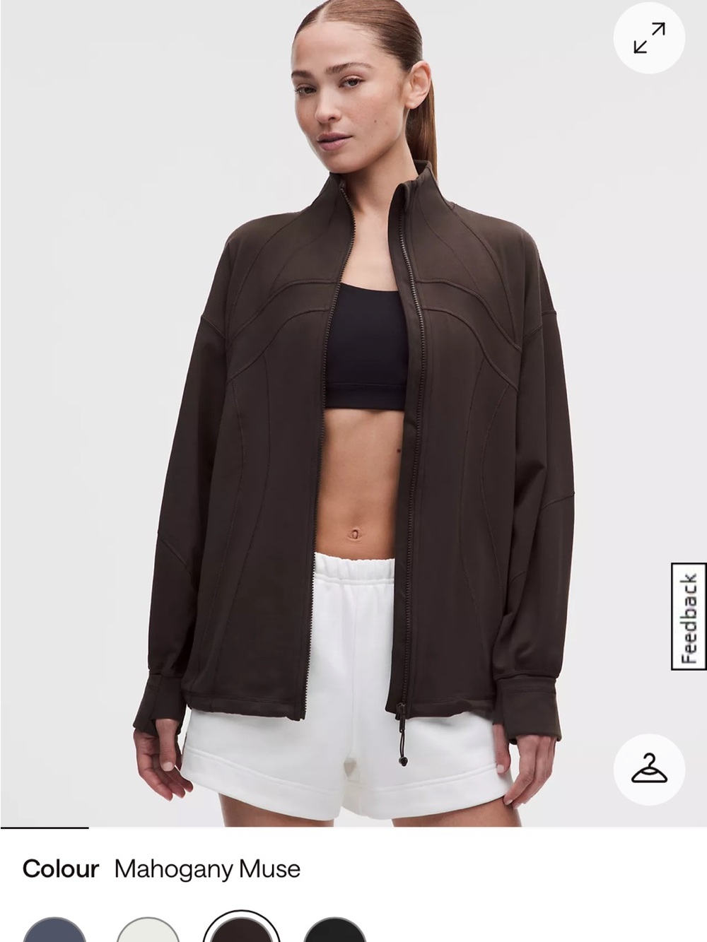 lululemon athletica Mahogany Muse Oversized Define Jacket